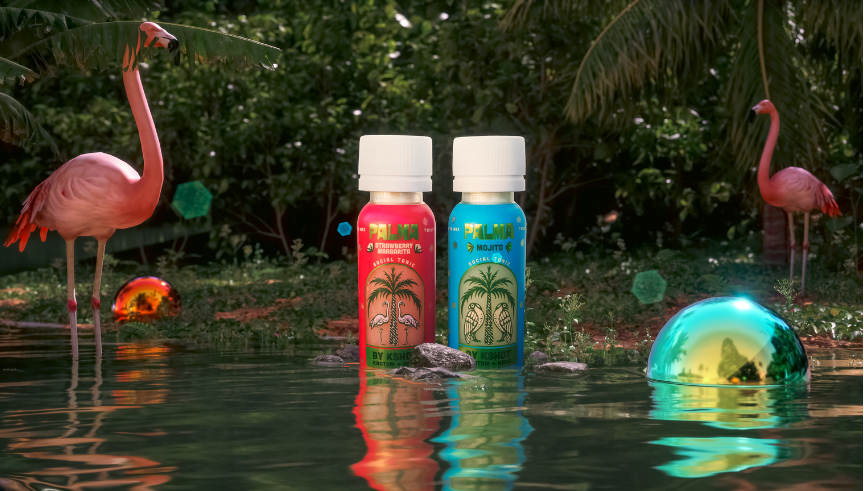 Flamingo Beverage Branding